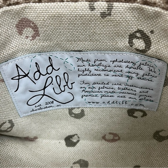 Add Libb Designs Fabric Boho Biloba Handbag Clutch OOAK - Picture 7 of 8